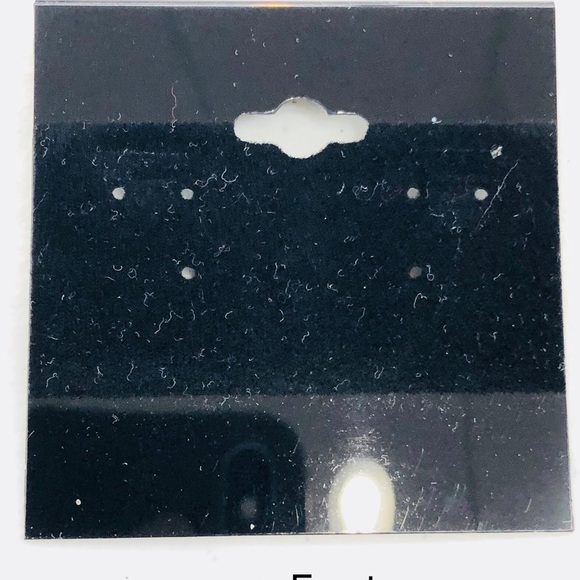 100p 1.5x1.5” Flocked Hanging Earring display Card - Picture 2 of 5